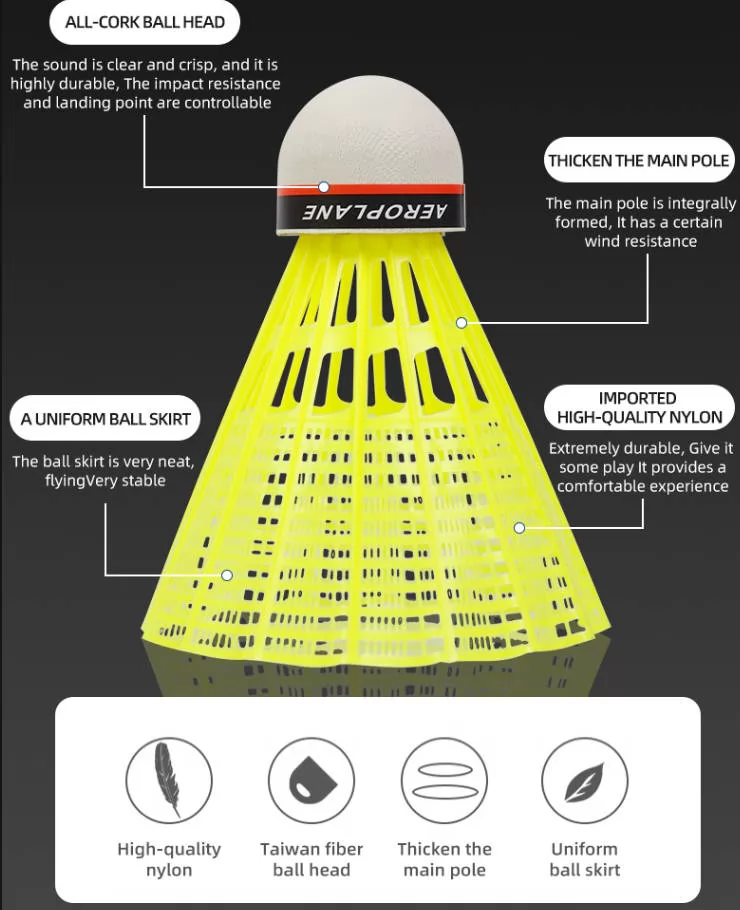 Premium Outdoor Badminton Shuttlecock china